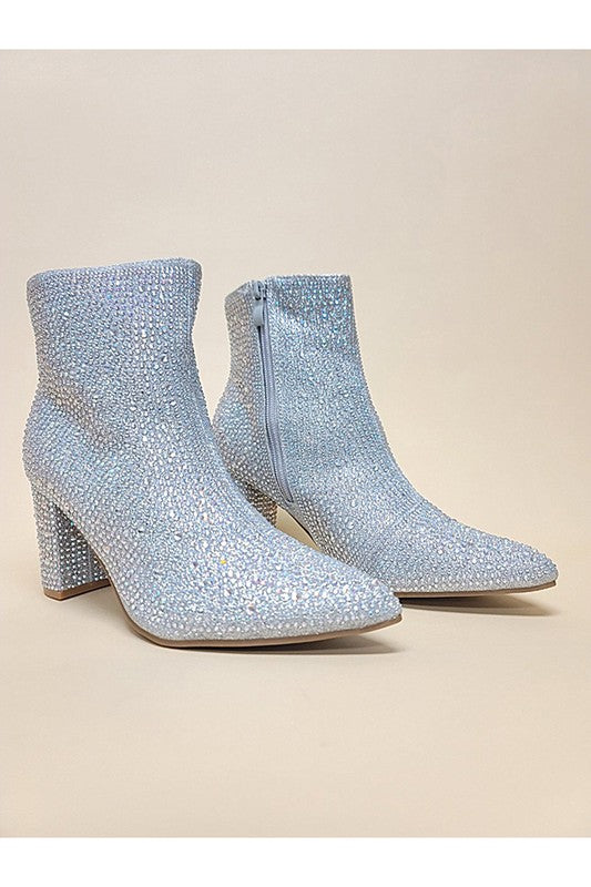 RHINESTONE CASUAL BOOTS