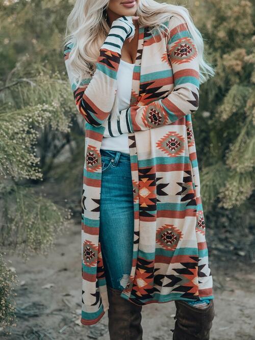 Aztec Long Cardigan