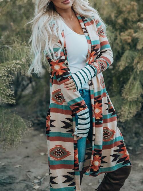 Aztec Long Cardigan