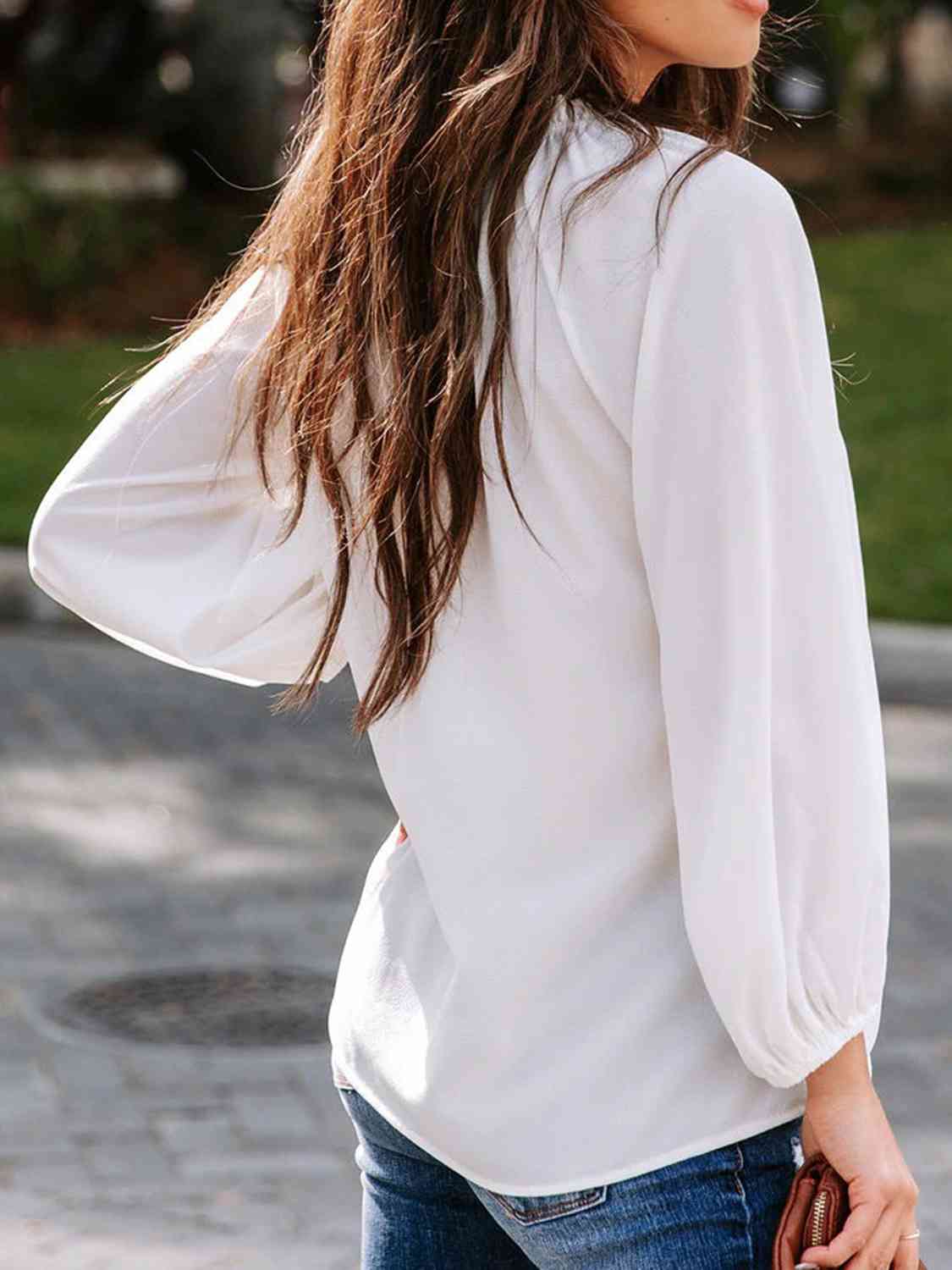 Chic V-Neck Blouse