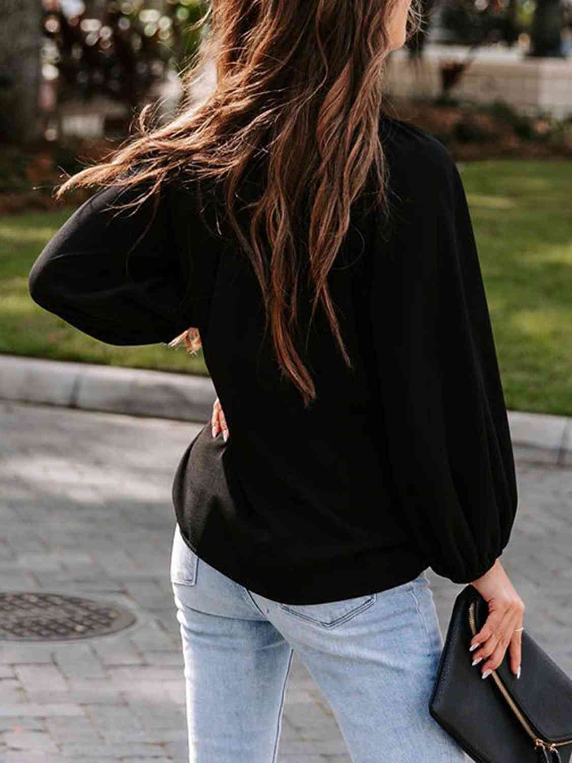 Chic V-Neck Blouse