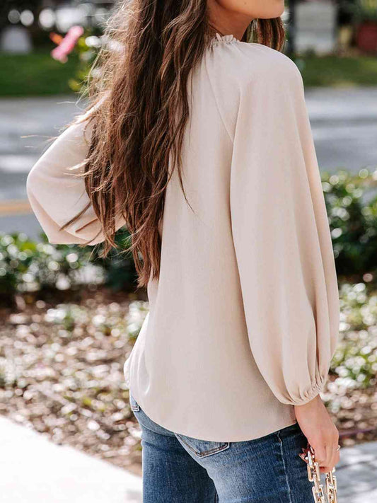 Chic V-Neck Blouse