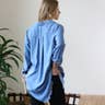 Frayed Denim Long Sleeve