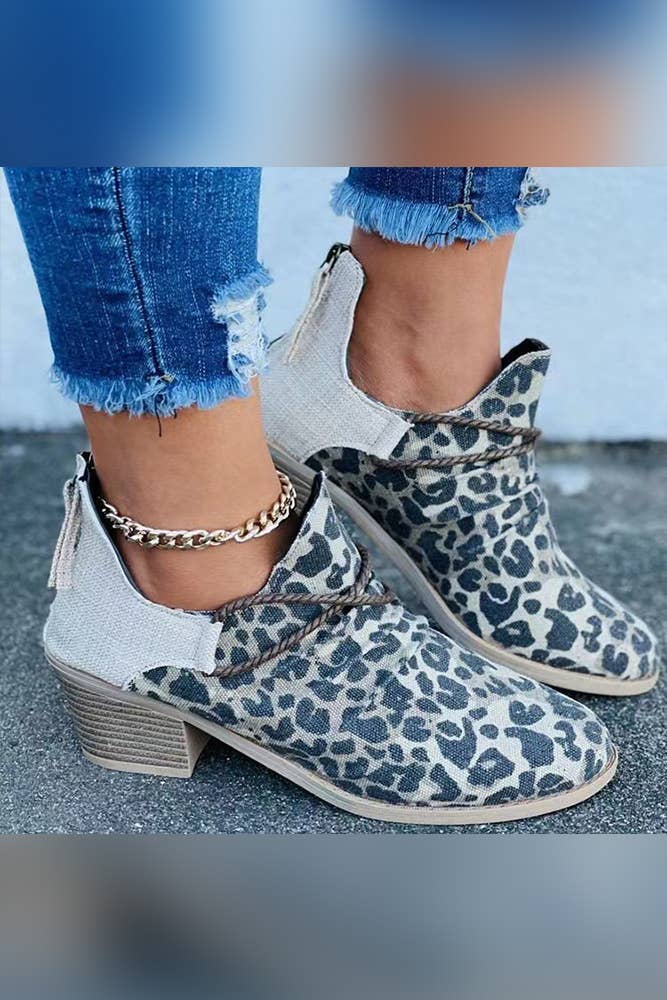 Yes Please Leopard Booties