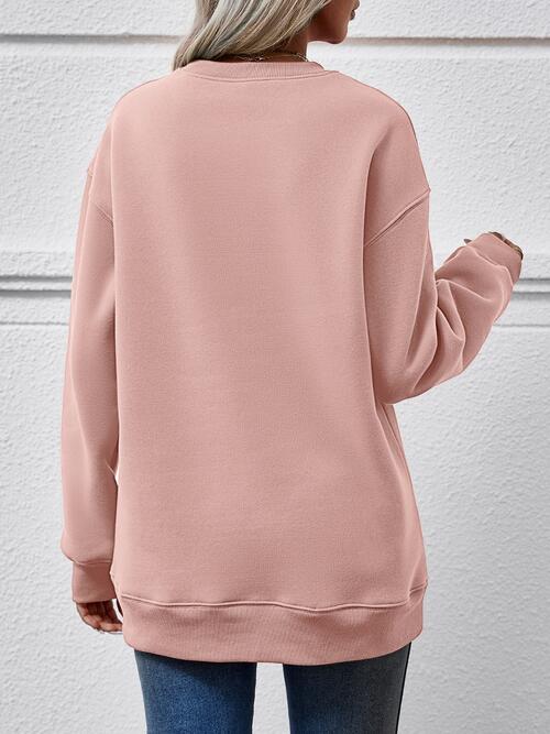 Wallen Graphic Round Neck Sweatshirt