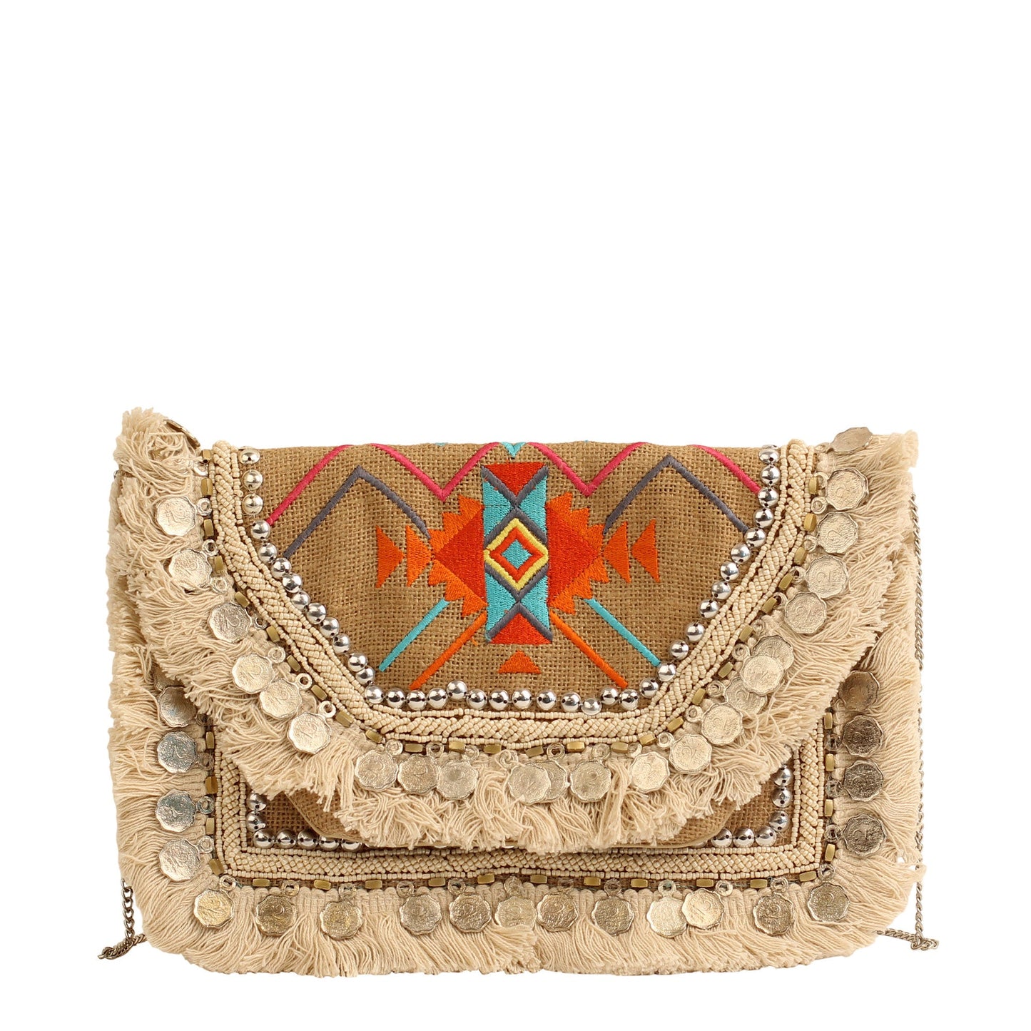 Aztec Boho Clutch