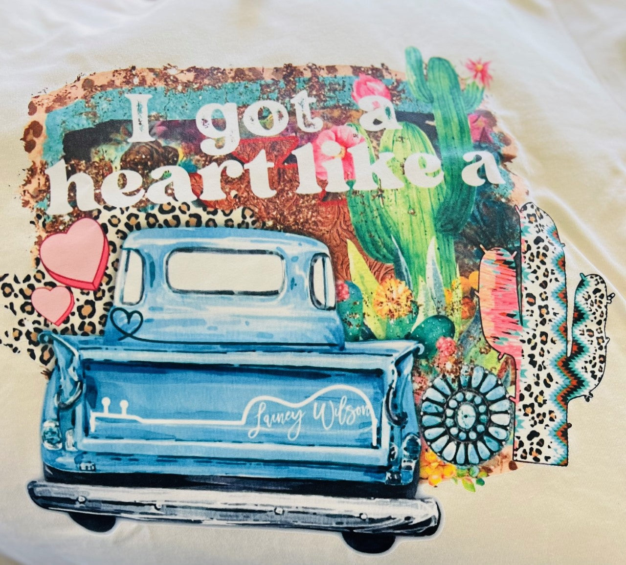 Lainey Wilson I Got A Heart like A Truck Graphic Tee